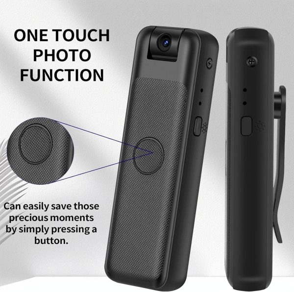 Pocket Action Camera,Infrared Night Vision Camera,3 Megapixel 30FPS Handheld Camcorder,One Click Photo Recording,180 Degree Rotation,Microphone, Clip Bracket. - Image 6